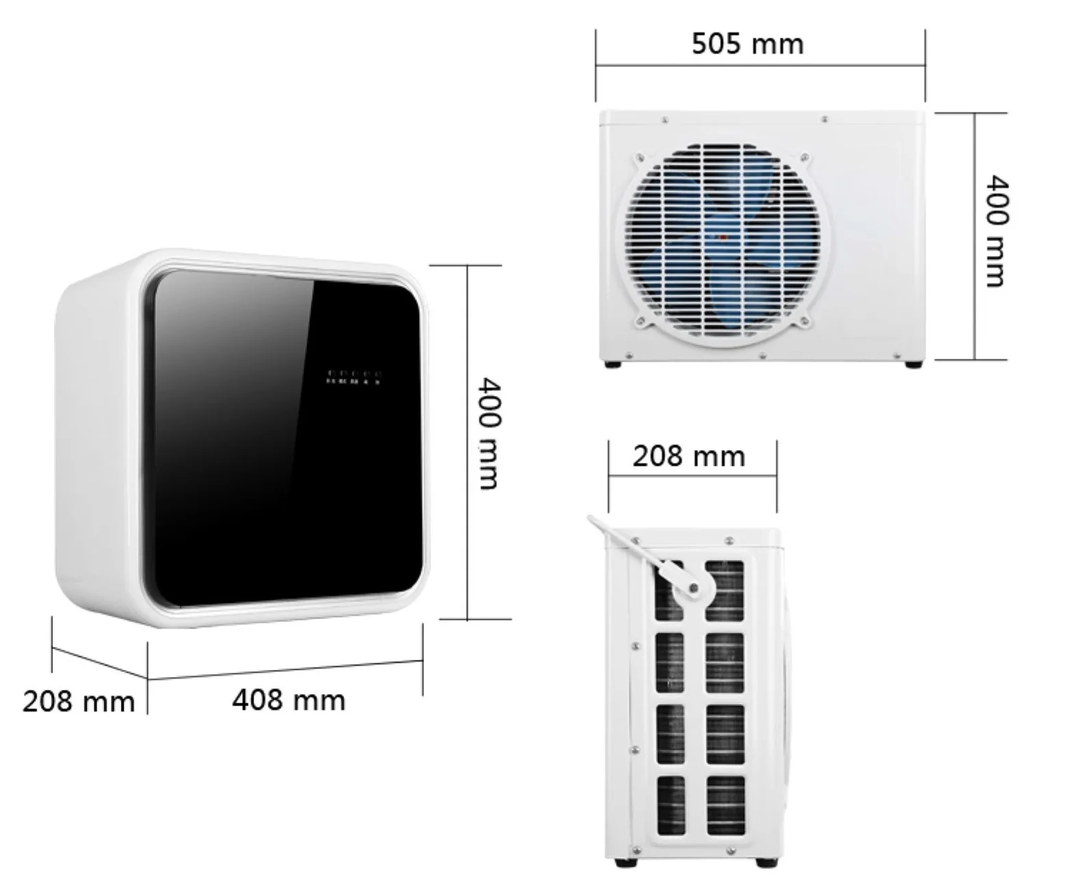 9000 BTU Portable Mini Split Air Conditioner for Room Cooling