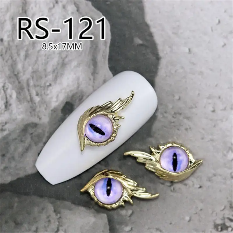 

Nail Accessories Demon Shepherds Eye Symmetrical Left And Right Three-dimensional Nail Art Nail Jewerly Nail Tool