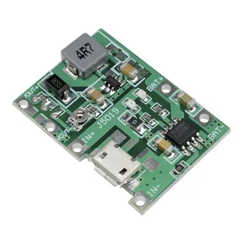 Lithium Li-ion 18650 3.7V 4.2V to 5V 9V Battery Charger Board DC-DC Step Up Boost Module TP4056 DIY Kit Parts Type-C/Micro USB