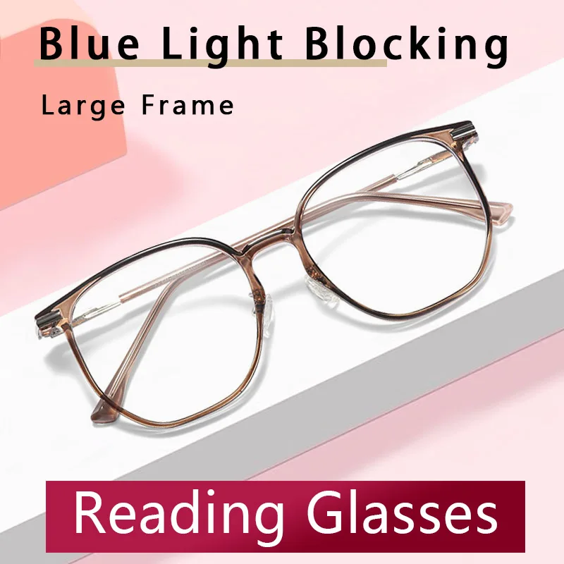 

Hot Fashion Anti Blue Light Reading Glasses for Women,High Quality Hard & Multi-coated Resin Lens CR39,Anti Scratch Readers