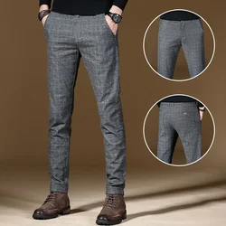 Baggy Business Trousers for Men Social Tailoring Man Suits Pants Gray Clothes Offer Korean Style Chinese Homme Reviews Many Up