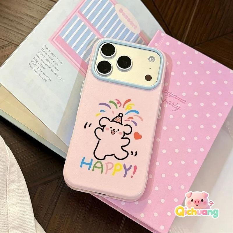 Cute Cartoon Dog Phone Case For OPPO Reno 16 16C 16F 15 15C 15F Pro Max Mini 14 14F 13 13F FS Pro 5G 4G Candy Color Soft Casing