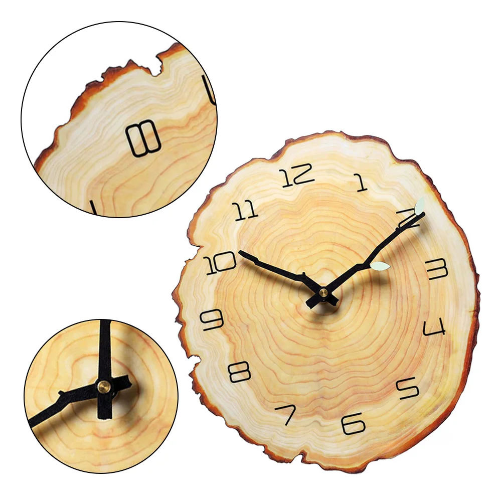 Creative Design Luminous Clock Home Decoration Easy Installation Eye-catching Artwork Tranquil Operation For Bedrooms