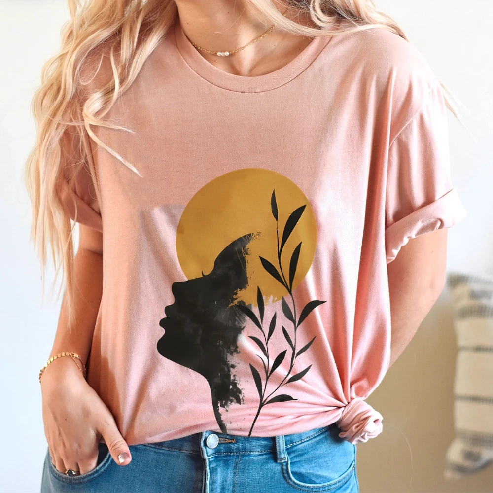 Kaos Wanita Temperamen Kartun Yang Dilukis dengan Tangan Kaus Grafis Wanita |   Atasan Y2k Terinspirasi Korea |   Kaos Trendi Musim Panas 2025