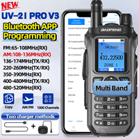 Baofeng UV-21 Pro Walkie Talkie Multi-Band Bluetooth Programming V3 Long Range Wireless Copy Frequency Type-c charge Ham Radio