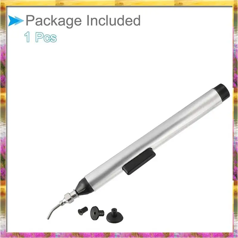 AA46 HOT-Manual Vacuum Suction Pen Tool 150Mm Length IC Pickup With 3 Suction Pads For Small Electronic Components
