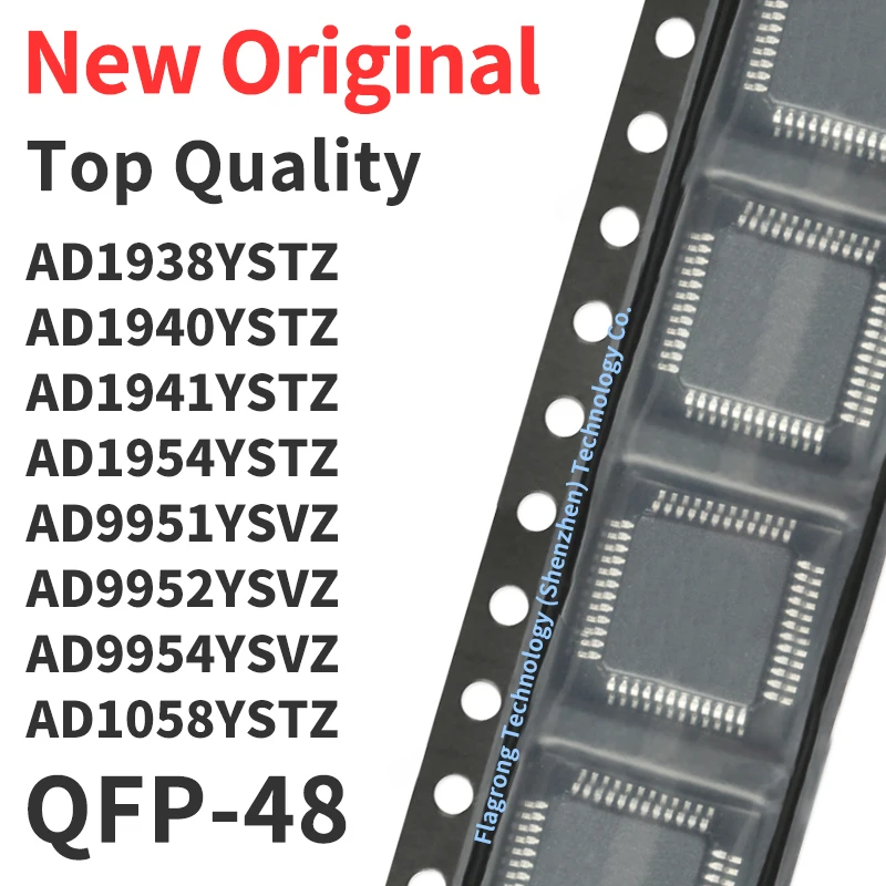 1 Piece AD1938YSTZ AD1940YSTZ AD1941YSTZ AD1954YSTZ AD9951YSVZ AD9952YSVZ AD9954YSVZ AD1058YSTZ QFP-48 Chip IC New Original