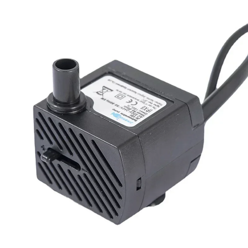 220V2.5/3/8W medium plug submersible water pump aquarium fountain air fish pond water tank filter fish pond aquarium water pump