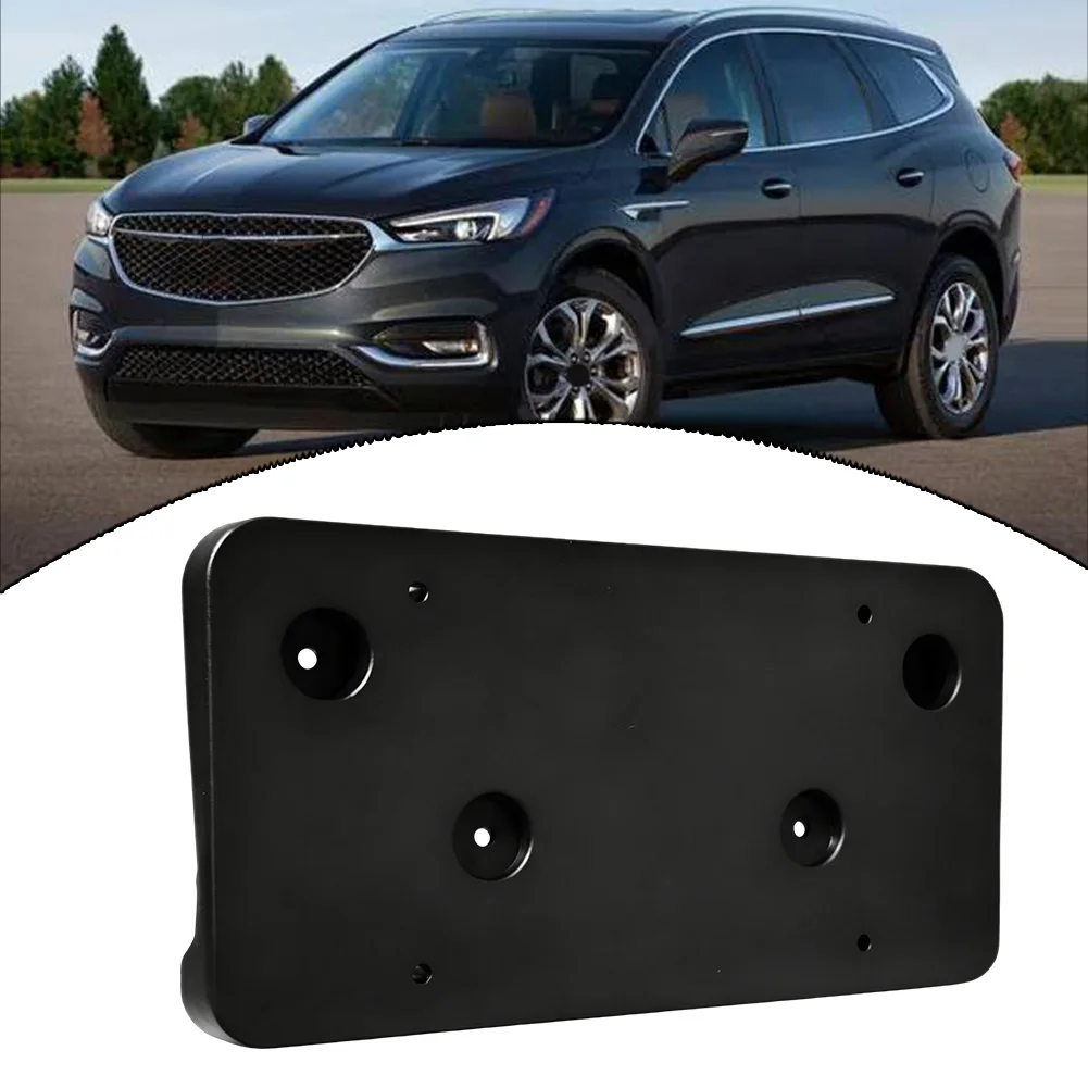 ABS Plastic Front License Plate Bracket GM1068206 Compatible with For Enclave 2018-2021 Direct Fit Replacement