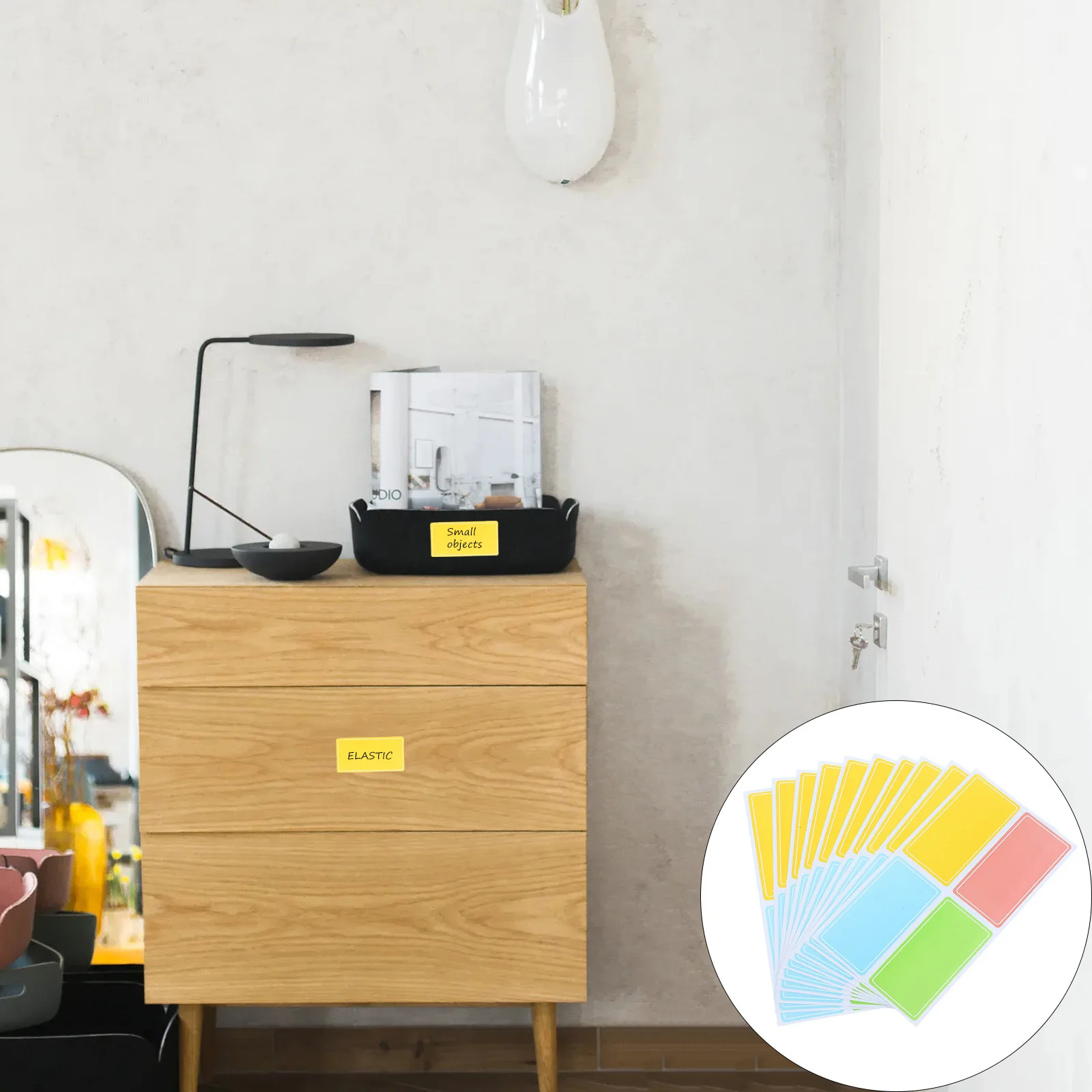 120 قطعة من الملصقات اللاصقة الملونة، علامات أسماء فارغة ممتازة، ملصقات ملصقات ذاتية اللصق لتصنيف المنزل والمكتب المدرسي