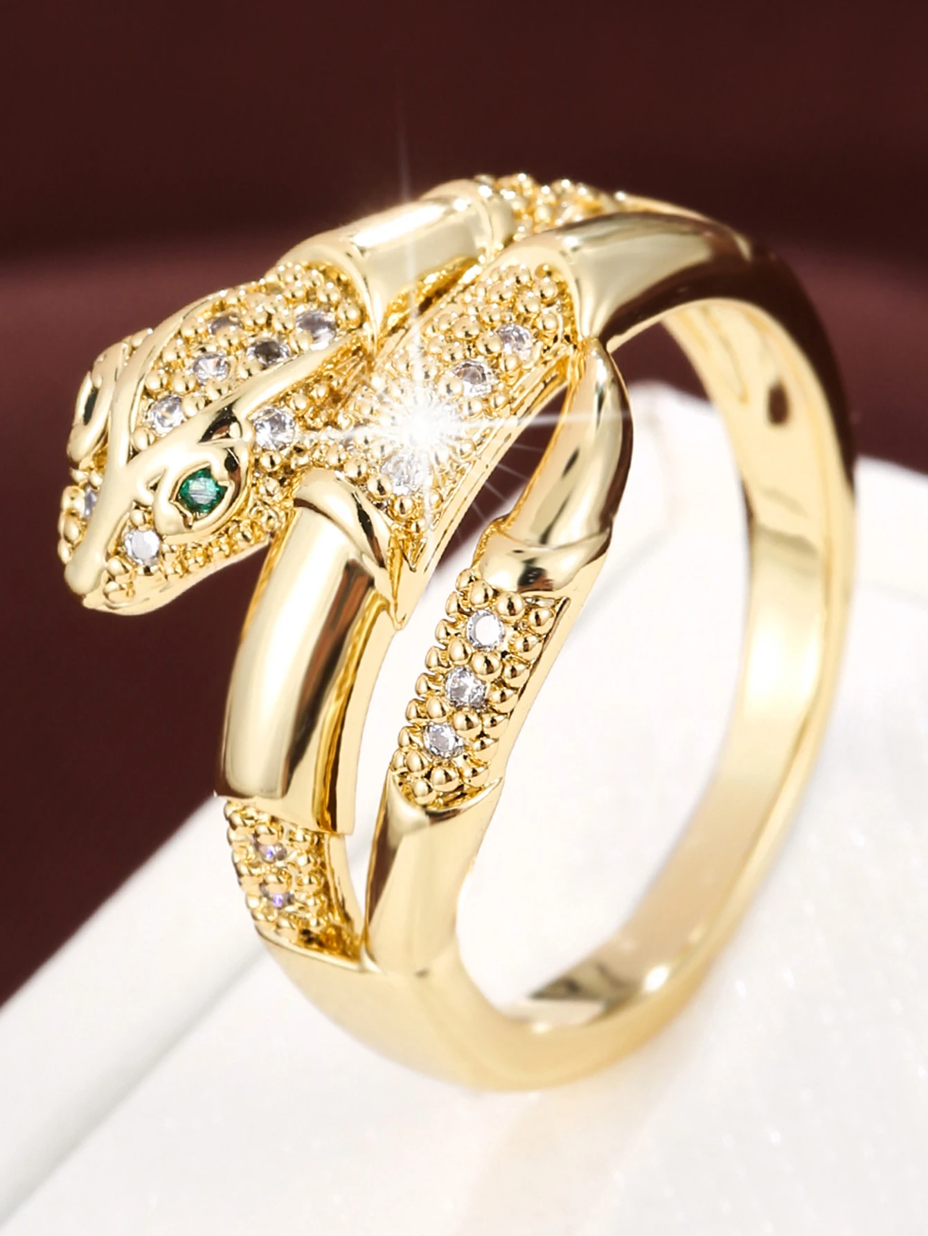 Event Suppliers - Anello da donna con zirconi sintetici
