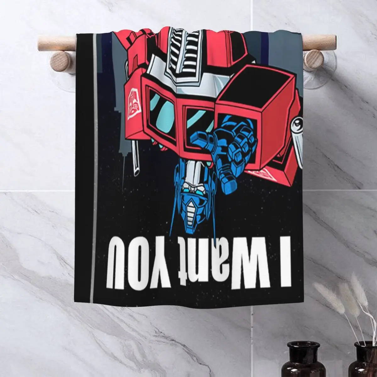 커스텀 옵티머스 프라임 소프트 페이스 타월 속건 수영장 목욕 면 타월 흡수성