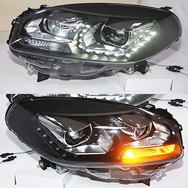 For 2013-2014 Year Renault Koleos LED Head Light With Bi Xenon Projector Lens