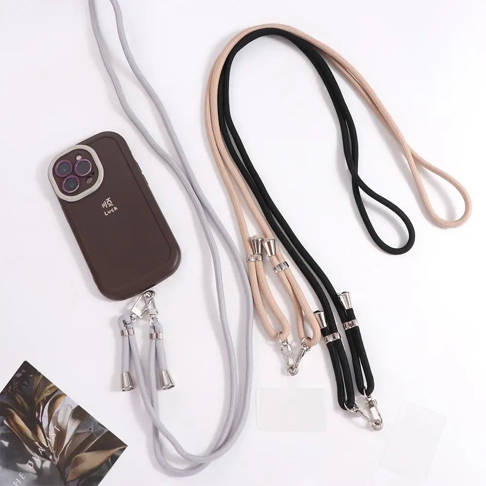 Nylon Gasket Cellphone Hanging Rope Adjustable Mobile Phone Straps Phone Necklace Strap Phone Corssbody Straps Phone Lanyard