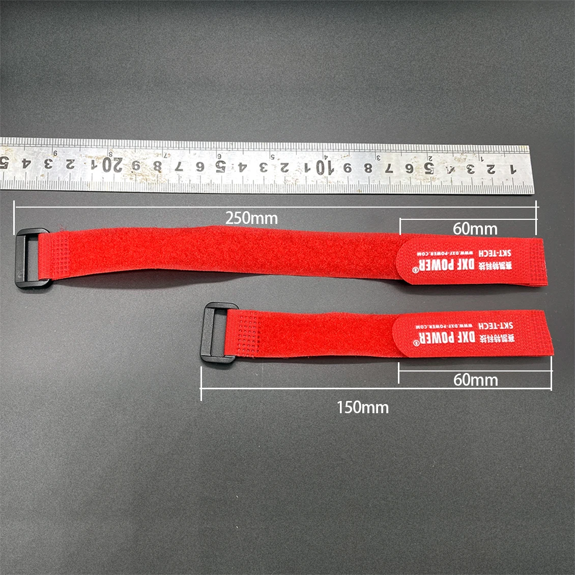 DXF-correas de nailon para batería Lipo de control remoto, cintas autoadhesivas de 300mm y 210mm, autoadhesivas