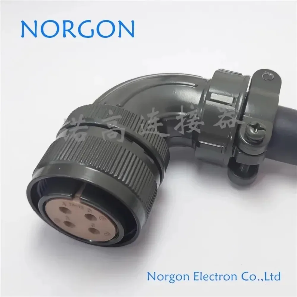(5PCS)Aviation plug MS3108B20-4S servo connector 4-core MS3106A20-4