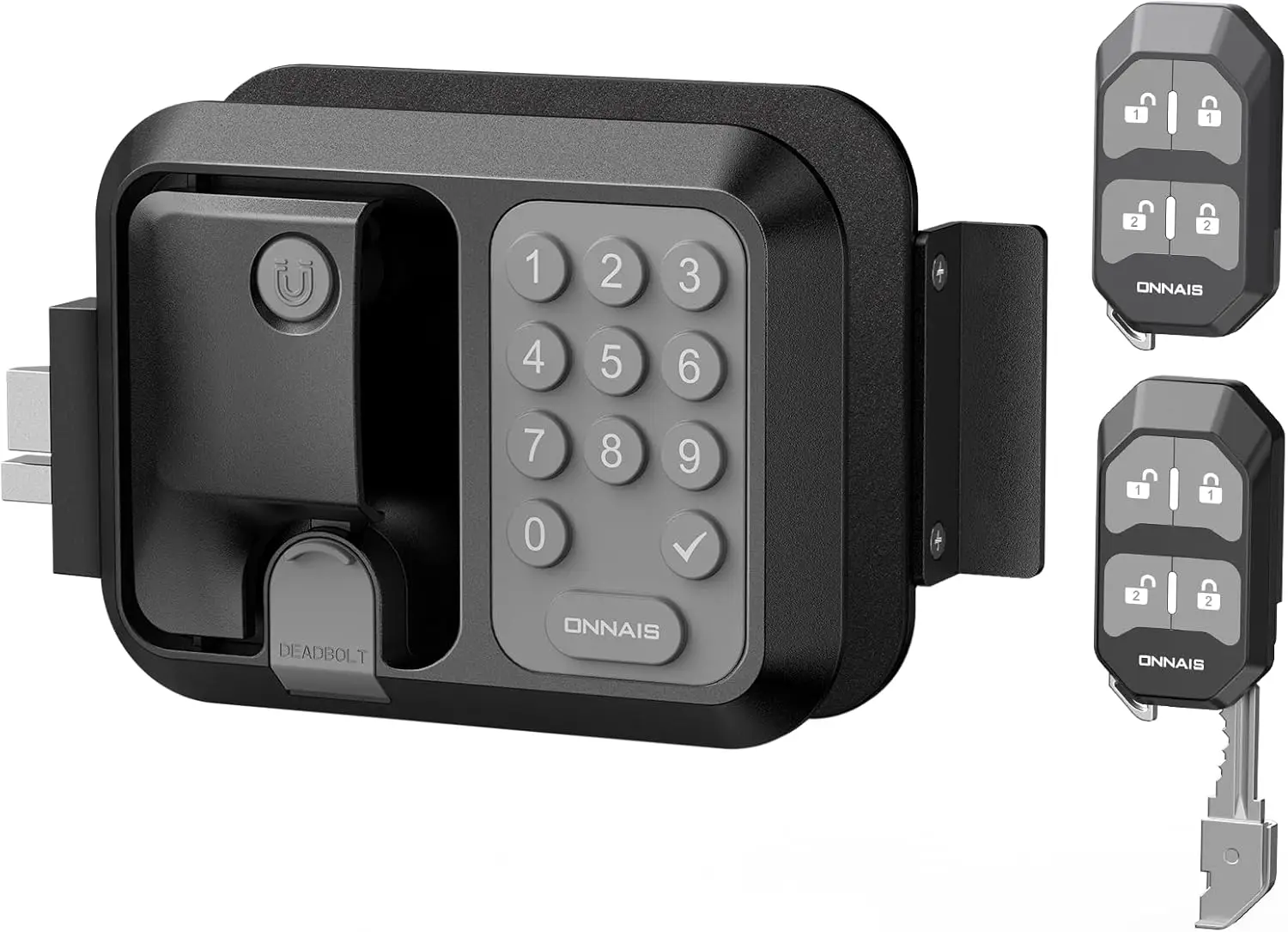

Full-Metal RV Keyless Entry Door Lock with 10-Digit Keypad, Remote Control & Backup Key - Fits Most RVs for Secure Travel