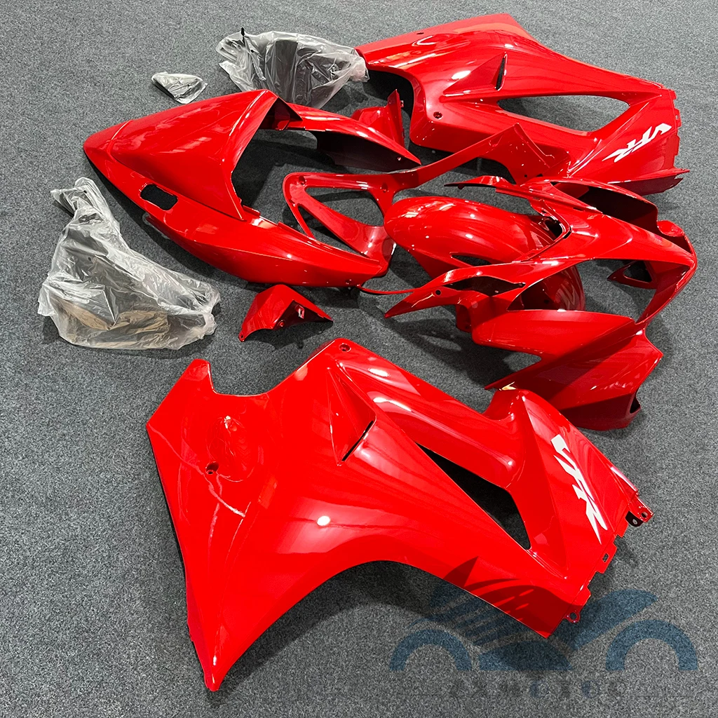 Motorcycle Fairings Kit for Honda VFR800RR 2002 2003 2004 2005 2006 2012 02-12 VFR 800 Injection Gloss Red Bodywork Set