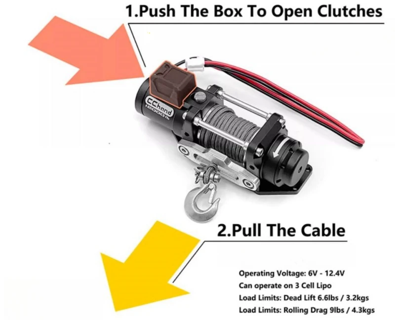 1/10 NanoForce Electric Winch Clutch release. Axial SCX10 iii JL Bumper Upgrades. VP Phoenix. RC4WD 4RUNNER. TRX4 2021 Bronco