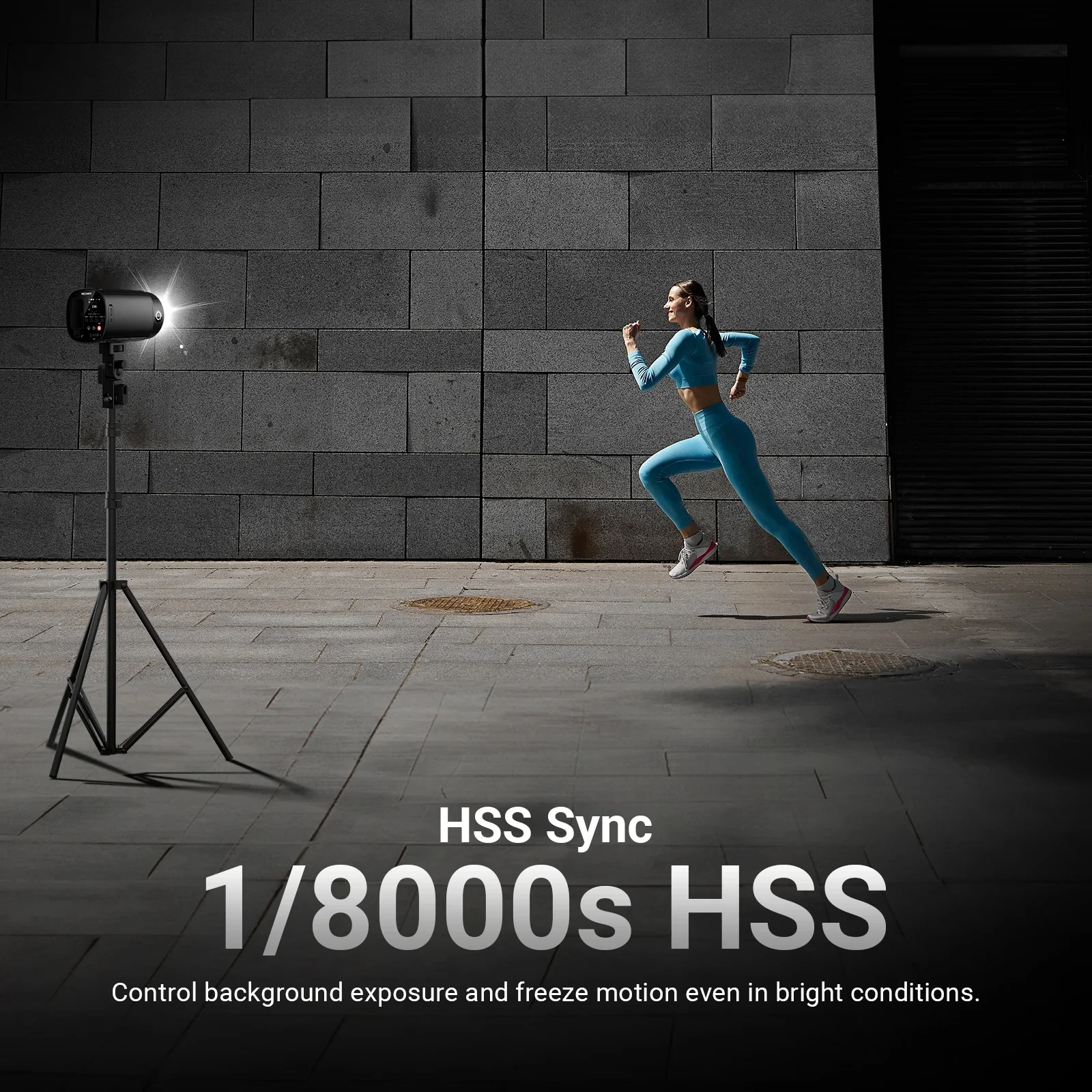 NEEWER 120Ws 2.4G TTL Flash Portátil de Bolso para Estúdio, Speedlite HSS com Recarga em 1.5s para Fotografia Q120