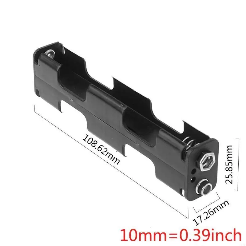 E1PF strip Type 4 X AA Batterij voor Case Holder 9V Battery Storage Box 6V Batterij Batterij Box Accessoires