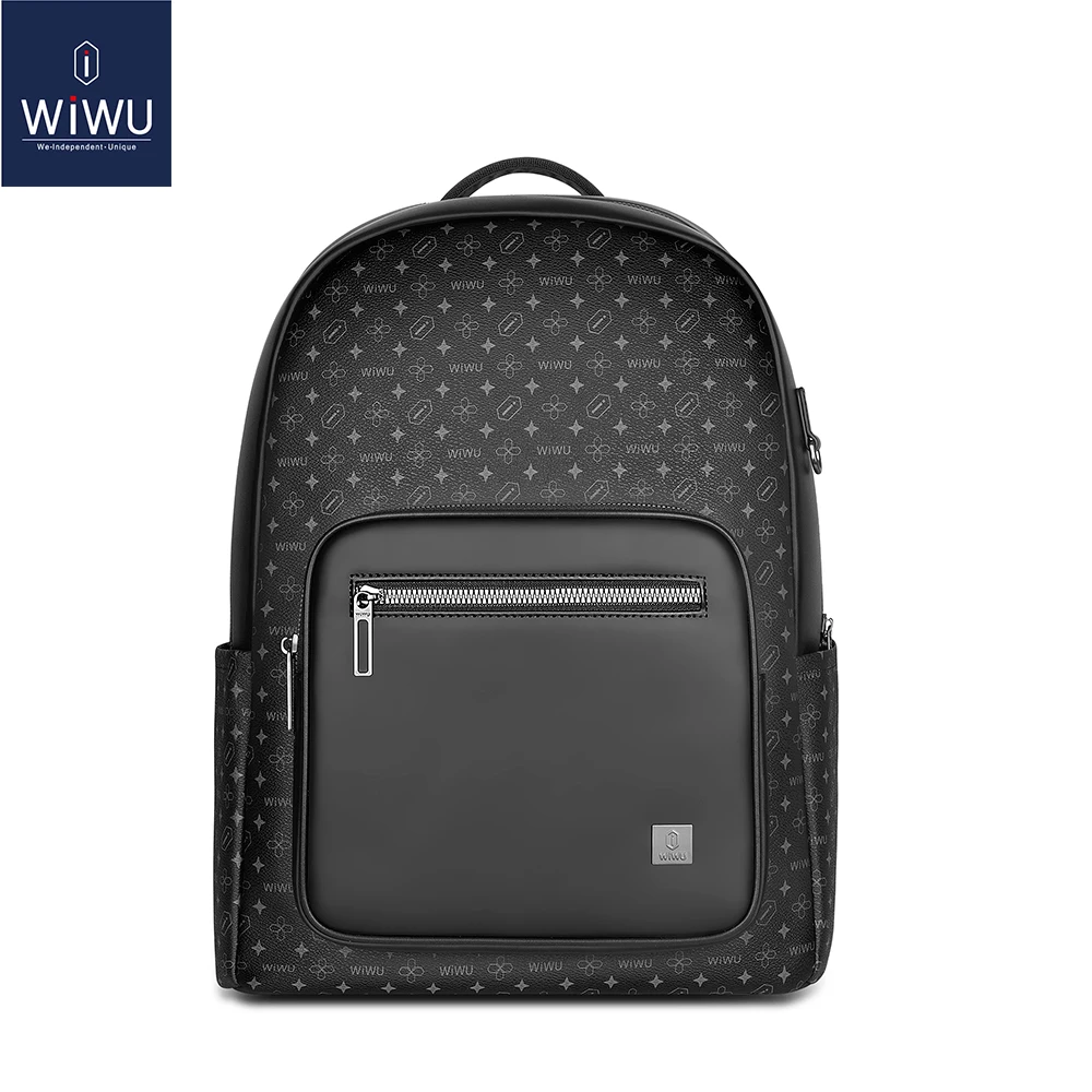 

WiWU Master Pro Backpack Luxurious PVC Laptop Backpack 15.6 inch Waterproof Laptop Bag for MacBook Pro 16 inch