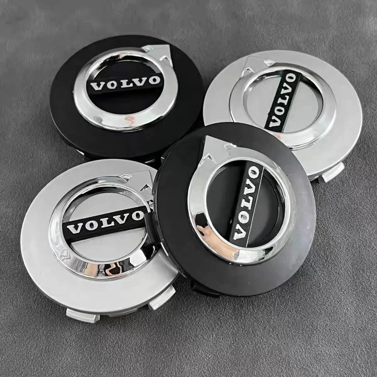 4Pcs Rim Center Caps Car Wheel Hub Replace Cover For Volvo XC60 S60 V40 V50 V60 S80 S40 C30 AWD C70 S40 S60 S80 S90 T6 V70 V9