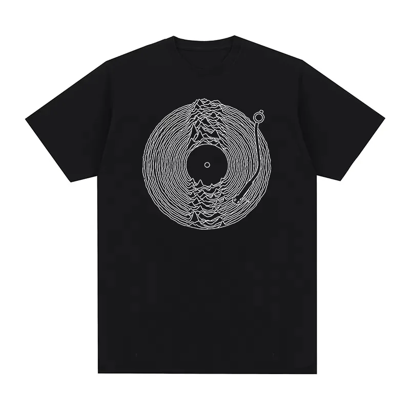 2026 Fashion New Album Retro T-shirt Punk Post Unknown Happy Music Clothing Cotton Men's T-shirt New T-shirt Women's Top
