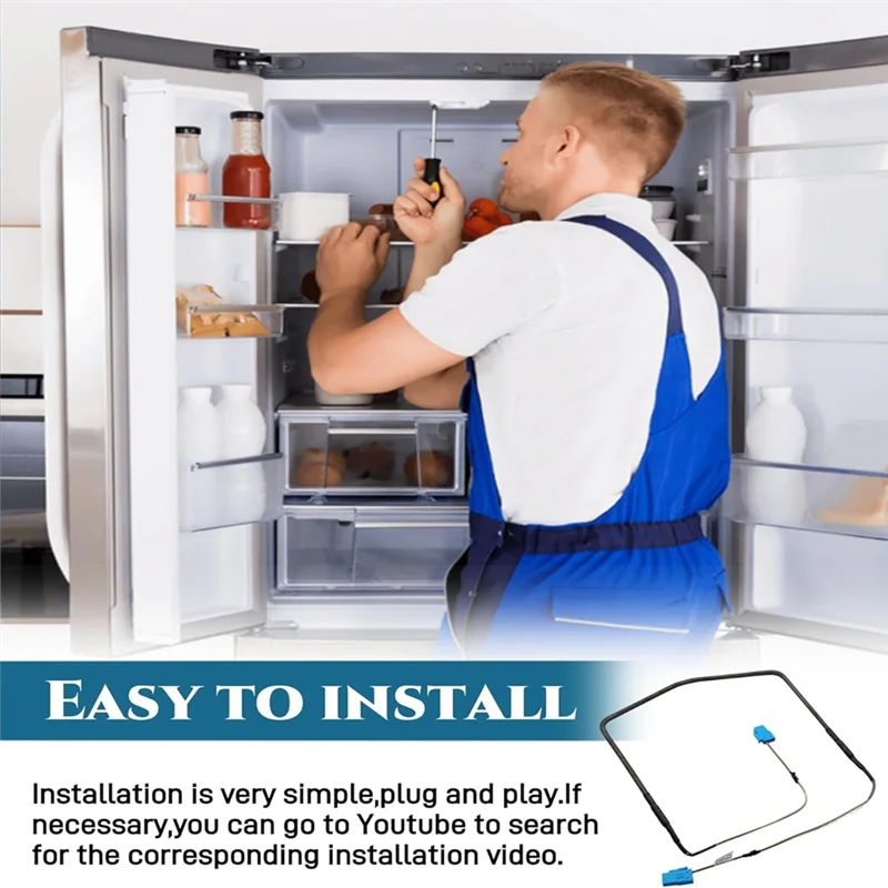 

B69C DA47-00244W Нагреватель размораживания холодильника в сборе для RF263BEAESR/AA, RF4287HARS/XAC, RF4287HARS/XAA