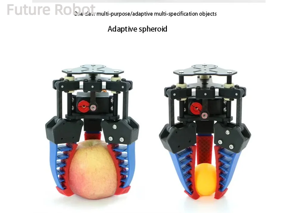 Flexible Manipulator Grab 20-100mm Objects 900g Load Industrial Underwater Mechanical Claw Soft Finger Gripper For Robot Arm Kit