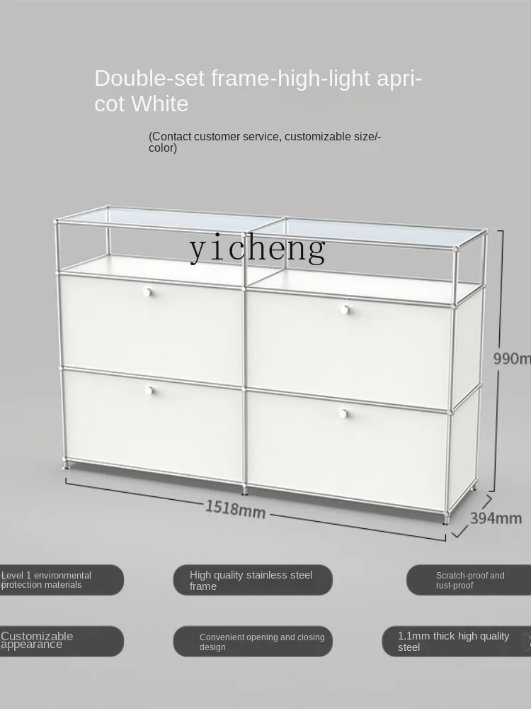 XL Display Jewelry Display Shelf Customized Stainless Steel Assembled Assembly Cabinet Storage Cabinet