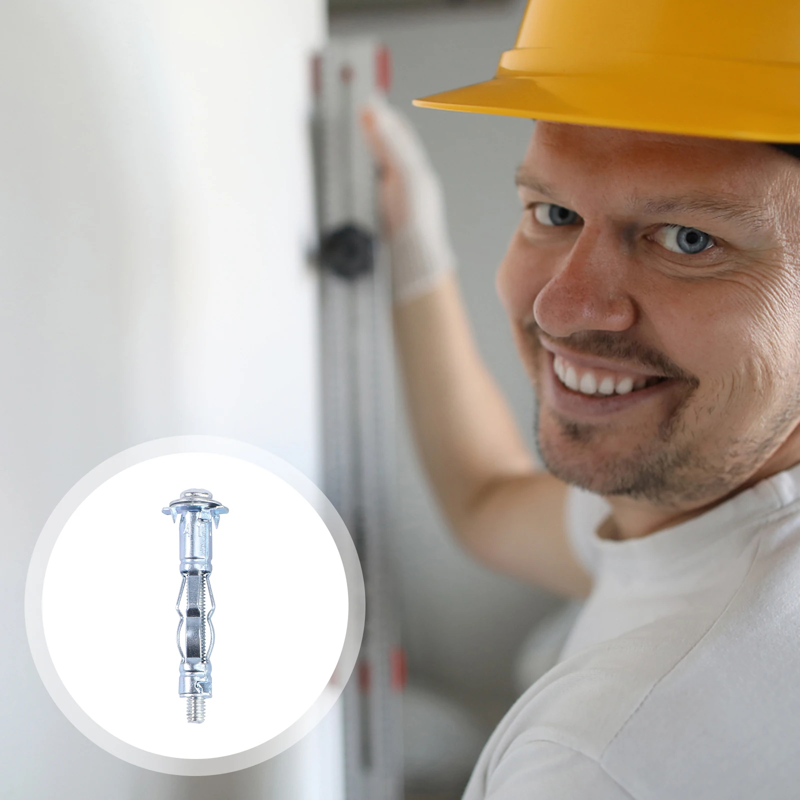 

20 pcs Heavy Duty Hollow Wall Anchors Cavity Wall Fixer Plasterboard Fixing Screws Anti Rotation Barbs Strong Hold Home Hardware