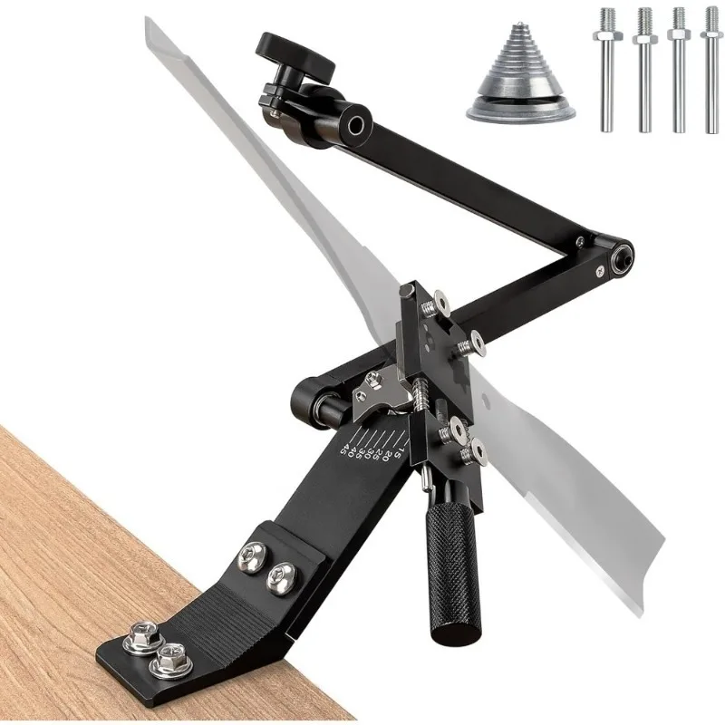 

Lawn Mower Blade Sharpener Kit with Blade Balancer Lawnmower Blade Sharpening Tool