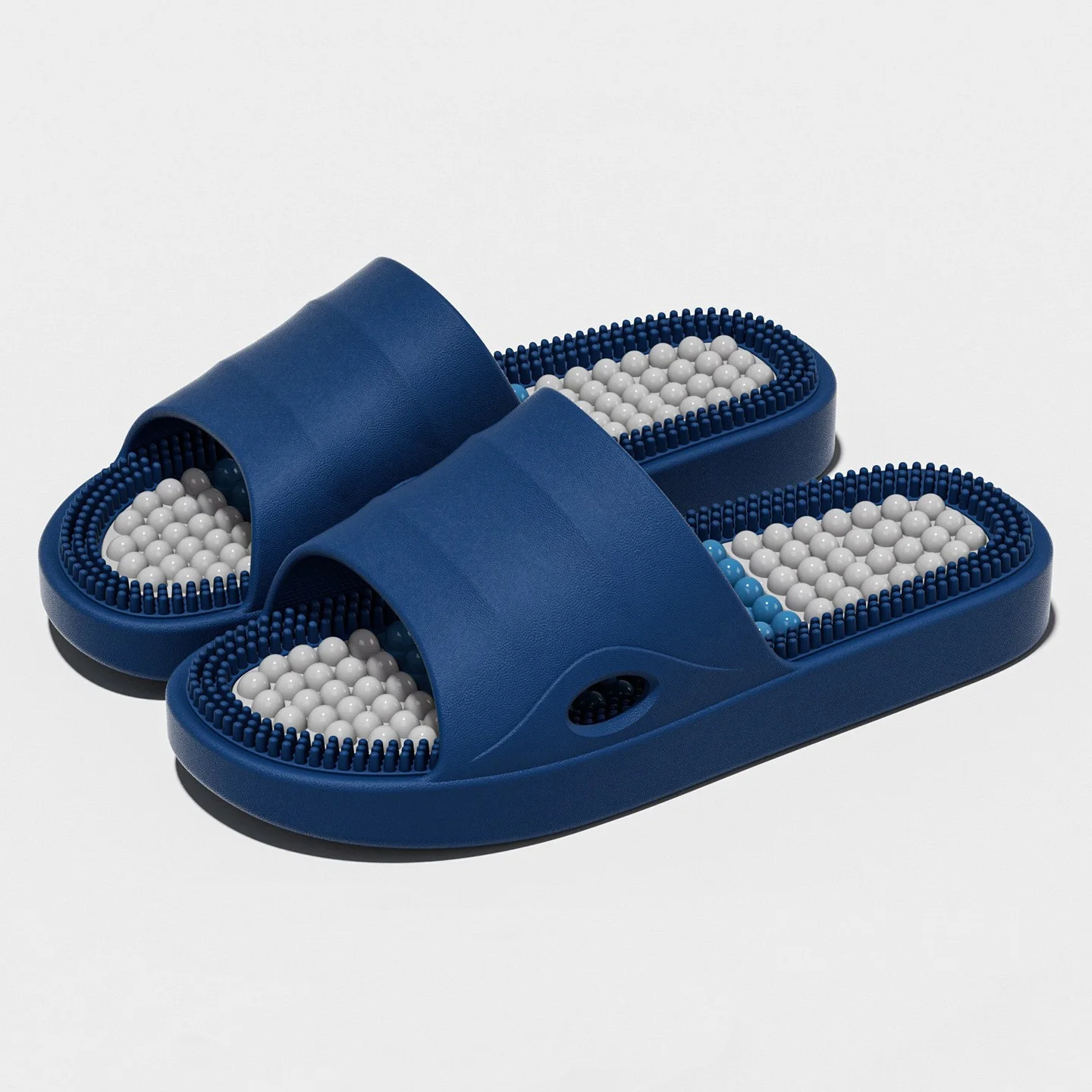 Summer Women Men Massage Slippers Soft Comfortable Couples Anti-Slip Thick Sole Slides Home Bathroom Indoor Outdoor Casual Shoes - view 6