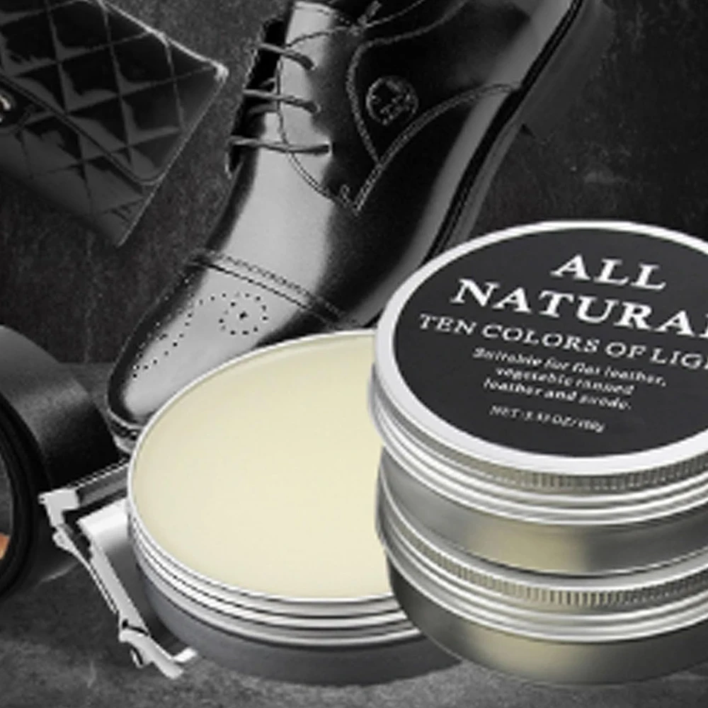 Furniture Salve for Leather with Brush Durable Leather Nourishing Repairing Cream for Genuines Leather