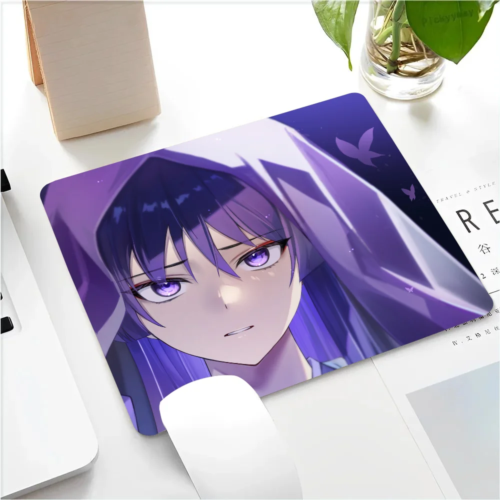 Wanderer Genshin Impact Mousepad Small LockEdge Mouse Pad For Gamers Computer Desk Pad Rectangular Anti-slip Rubber