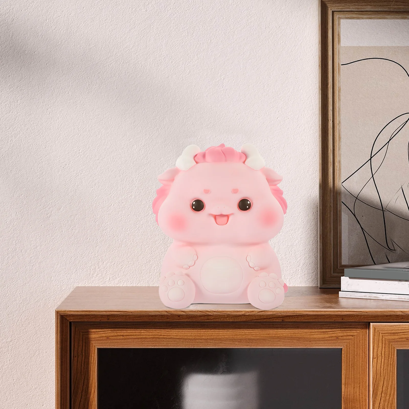 

Cartoon Dragon Tengteng Money Bank Decoration Piggy Banj Dragon-shaped Pot Vinyl Chinese