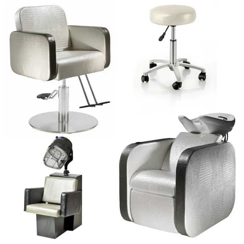 

High-end hairdressing chairs, hair dryers, workbenches, shampoo chairs, shampoo beds, and full sets of World War