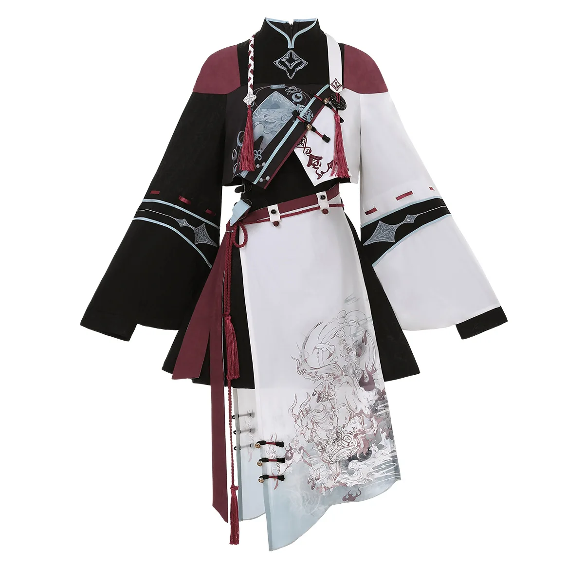 New Chinese Style Improve Hanfu Dress Set Women Lolita Costume Cosplay Jk Skirt Suit Improved Cheongsam Top Cosplay Outfit - view 4