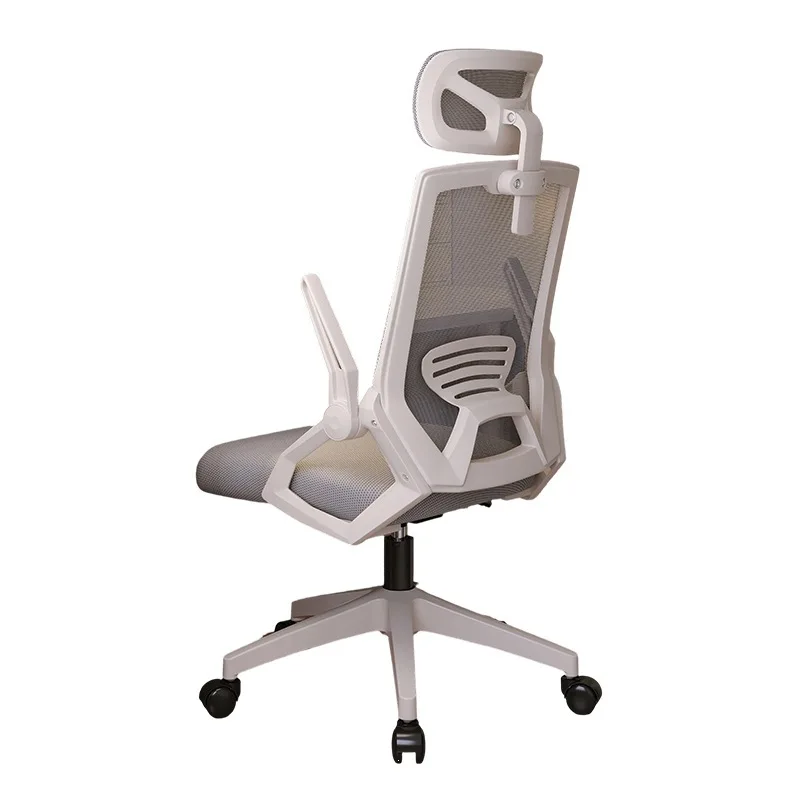 Home Office Ergonomic Mesh Swivel Desk Chair Breathable Backrest Simple Computer Seat for Daily Staff Use Adjustable Sturdy