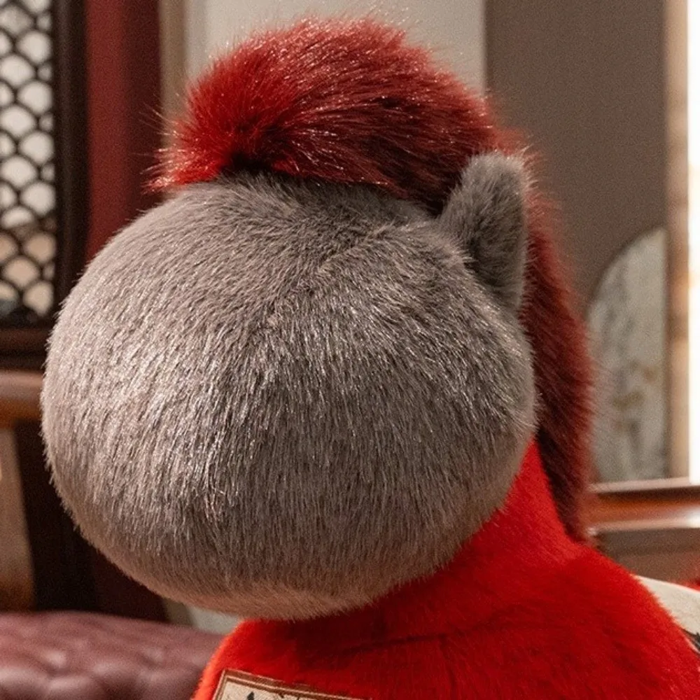 

Мягкий талисман лошади, пушистый, 25 см, чучело, мультяшный полипропиленовый хлопковый наполнитель, подарок для лошади