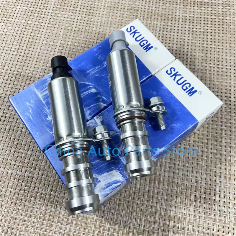 1Set Intake & Exhaust Oil- Control Timing Valve Solenoid VVT 12655420 12655421 For Chevrolet Captiva 2.4 Equinox GMC Opal Andra