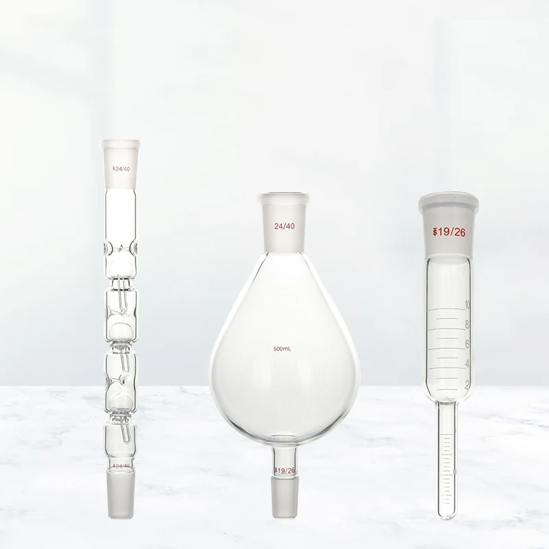 

500ml three-ball concentrator 10ml straight drop scale concentration tube l standard grinding buffer bottle three-ball tube