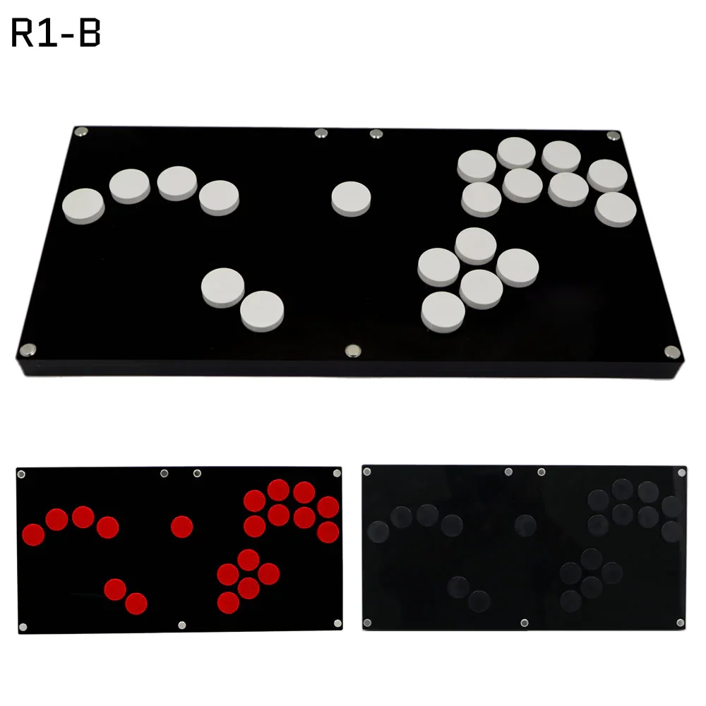 R1-B Hitbox All Buttons Style Arcade Game Console Fightbox Fight Stick Controller For PC/Switch/Gamecube