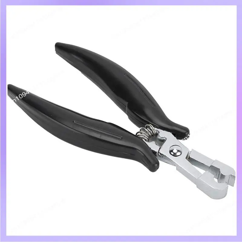 N83R Hair Extension Pliers, Stainless Steel Non Slip Handle Hair Extension Wig Tools