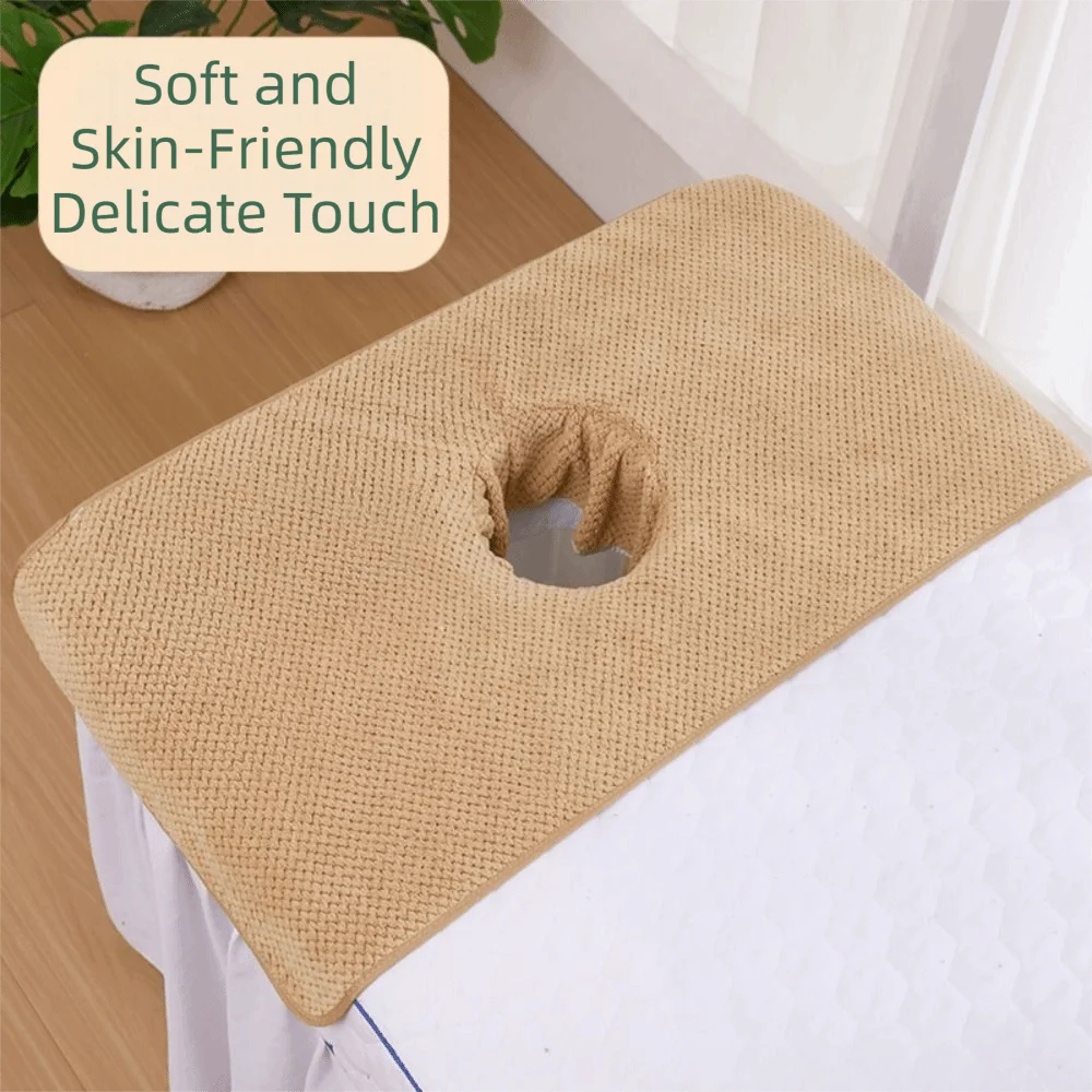 Professional Thickened Massage Face Towel Soft Breathable SPA Massage Towel Reusable Comfortable Headrest Pads Home Accessories