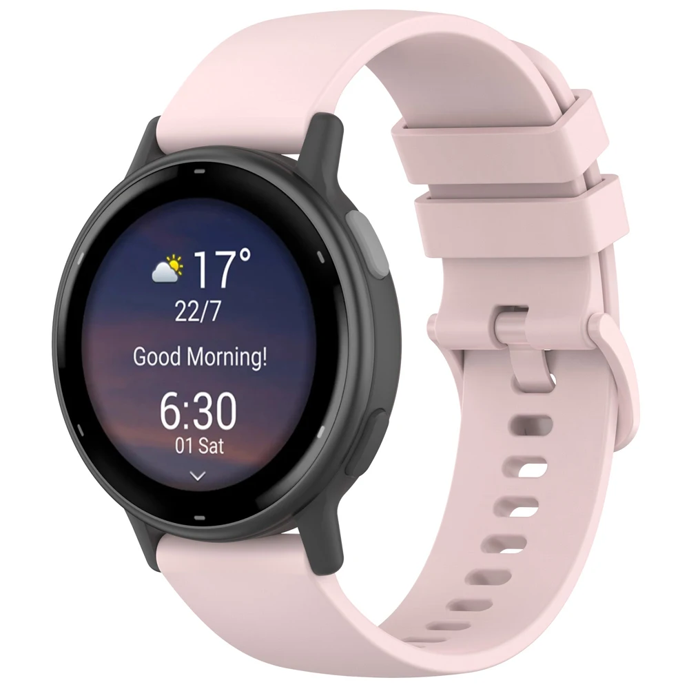 20 22mm Silicone Strap for Garmin Forerunner 255 265 645 245 158 55 Band Venu 2/3/SQ/2 Plus Wristband Vivoactive 3 5 4 Bracelet