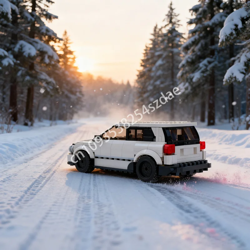 

300pcs MOC Volkswagen Golf MkV GTi City Champions Supercar Model Building Blocks Assemble DIY Christmas Gifts Education Toy Kids