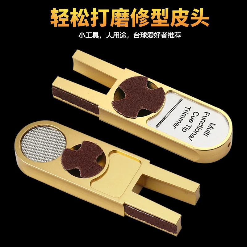 Snooker Leather Head Repair U-Shaped Scrub Snooker Repair Tool Scrub Leather Head Press Rod Repair