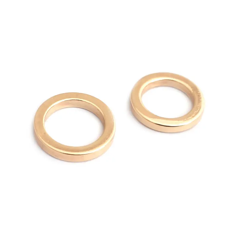 20PCS 18K Gold Color Brass Jump Rings Closed Rings High Quality Diy Jewelry Making Supplies Necklace Earrings Accessories